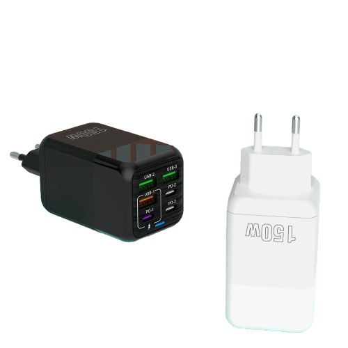 Incarcator rapid 150W cu 3 mufe USB-C – Putere mare pentru incarcare rapida a dispozitivelor tale - imagine 2